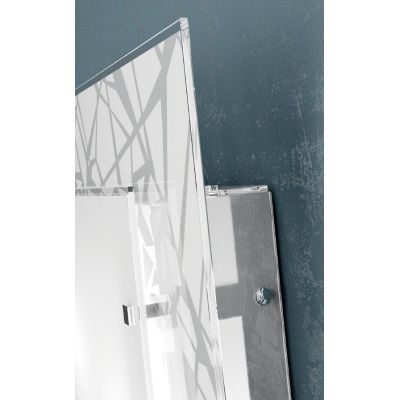 STRIPES APPLIQUE MODERNA CON VETRO SERIGRAFATO LARGHEZZA CM 30 LAMPADINA ATTACCO E27 Top Light Illuminazione - Cristalensi Shop