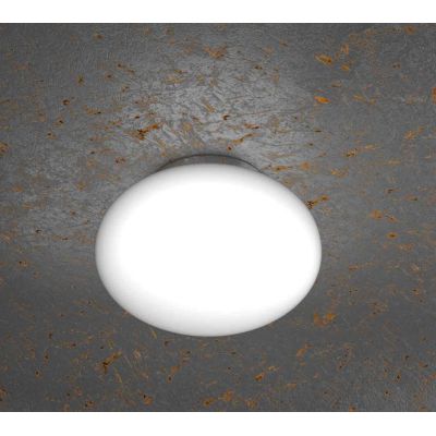 SOFT PLAFONIERA DIAMETRO CM 28 IN VETRO SOFFIATO BIANCO LATTE MODERNA Top Light Illuminazione - Cristalensi Shop Online