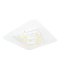 JOCELYN PLAFONIERA ORIGINALE 50x50 LED 40W RGB LUCE DIMMERABILE COMANDI VOCALI E TELECOMANDO INCLUSO Globo Lighting - Cristalens 2