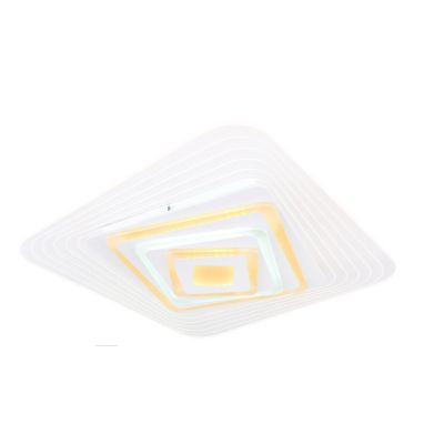 JOCELYN PLAFONIERA ORIGINALE 50x50 LED 40W RGB LUCE DIMMERABILE COMANDI VOCALI E TELECOMANDO INCLUSO Globo Lighting - Cristalens
