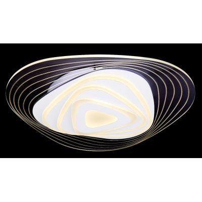 JOCELYN PLAFONIERA OVALE ORIGINALE LED 40W RGB LUCE DIMMERABILE COMANDI VOCALI E TELECOMANDO INCLUSO Globo Lighting - Cristalens