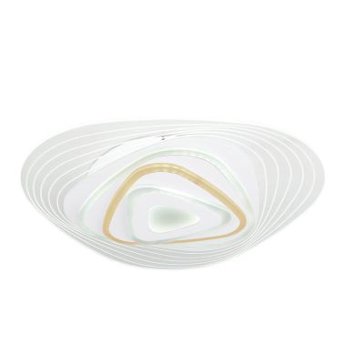 JOCELYN PLAFONIERA OVALE ORIGINALE LED 40W RGB LUCE DIMMERABILE COMANDI VOCALI E TELECOMANDO INCLUSO Globo Lighting - Cristalens