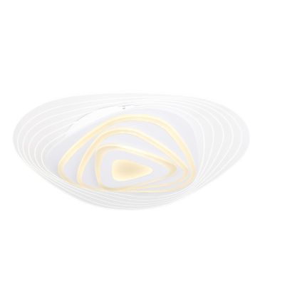 JOCELYN PLAFONIERA OVALE ORIGINALE LED 40W RGB LUCE DIMMERABILE COMANDI VOCALI E TELECOMANDO INCLUSO Globo Lighting - Cristalens