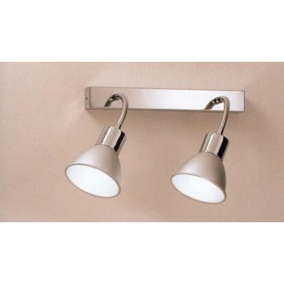 BINGO BINARIO 2 SPOT A BRACCIO FLESSIBILE Illuminando - Cristalensi Shop Online