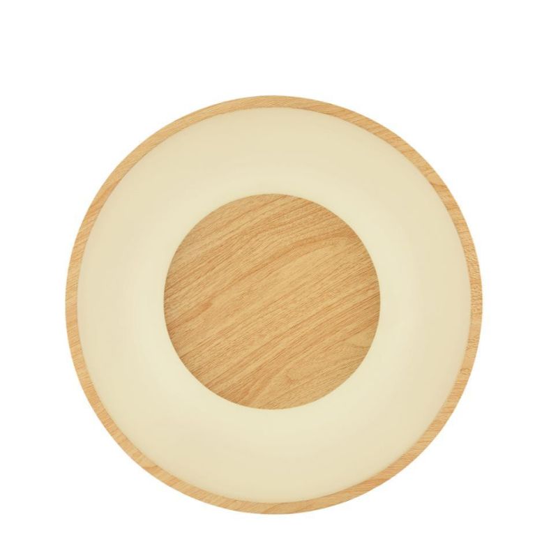 JOLLI PLAFONIERA ROTONDA DIAMETRO 40 CM EFFETTO LEGNO LED 30W LUCE DIMMERABILE CON TELECOMANDO Globo Lighting - Cristalensi Shop