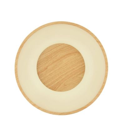 JOLLI PLAFONIERA ROTONDA DIAMETRO 40 CM EFFETTO LEGNO LED 30W LUCE DIMMERABILE CON TELECOMANDO Globo Lighting - Cristalensi Shop