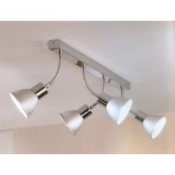 BINGO BINARIO 4 SPOT A BRACCIO FLESSIBILE Illuminando - Cristalensi Shop Online 2