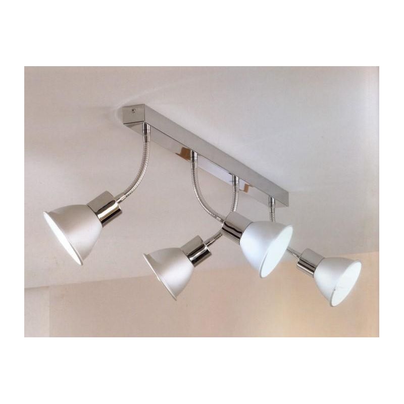 BINGO BINARIO 4 SPOT A BRACCIO FLESSIBILE Illuminando - Cristalensi Shop Online