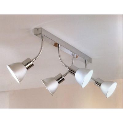 BINGO BINARIO 4 SPOT A BRACCIO FLESSIBILE Illuminando - Cristalensi Shop Online