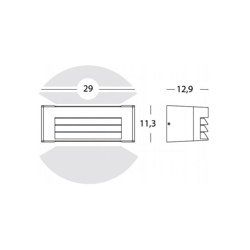 TOSCA APPLIQUE DA ESTERNO 1XE27 IN ALLUMINIO COLORE ANTRACITE IP54 Sovil - Cristalensi Shop Online