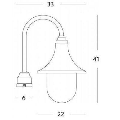 ZOE TESTA PALO IN TERMOPLASTICO CON DIFFUSORE TRASPARENTE PER PALO DIAMETRO 6 CM Sovil - Cristalensi Shop Online