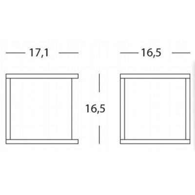 DODO APPLIQUE IN ALLUMINIO DI COLORE ANTRACITE DIFFUSORE OPALE DI SOVIL Sovil - Cristalensi Shop Online