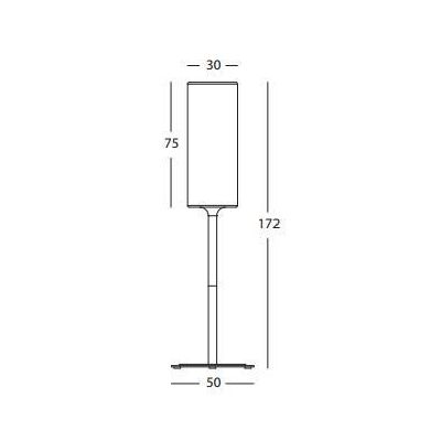 ROLLER LAMPADA DA TERRA PER ESTERNO H172 IN ALLUMINIO DIFFUSORE IN RESINA IP65 SOVIL Sovil - Cristalensi Shop Online