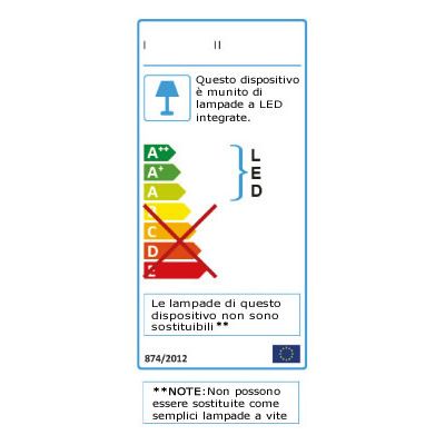 MR.MAGOO LAMPADARIO SOSPENSIONE DIAMETRO 52 LED 23W LINEA LIGHT MODERNO STILNOVO MA&DE - Cristalensi Shop Online