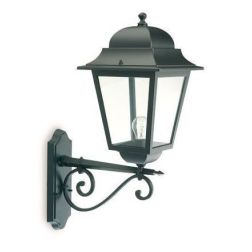 AMALFI LANTERNA PER ESTERNO A PARETE IN ALLUMINIO NERO DIFFUSORI IN VETRO Sovil - Cristalensi Shop Online 2