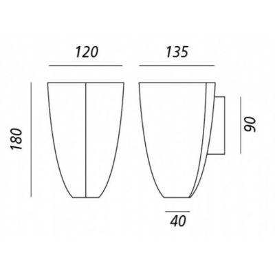 CONO APPLIQUE DA ESTERNO IN ALLUMINIO CON GU10 IP54 LOGICA - Cristalensi Shop Online
