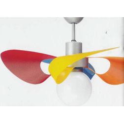 SOFFIO ECO VENTILATORE DIAMETRO 100 CM CON PALE COLORATE E TELECOMANDO INCLUSO Italexport - Cristalensi Shop Online 2