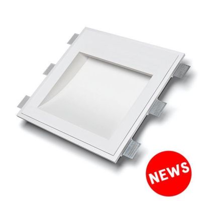2416A INCASSO A PARETE IN CRISTALY CON SCHEDA LED 16,5W VERNICIABILE 9010 BELFIORE - Cristalensi Shop Online