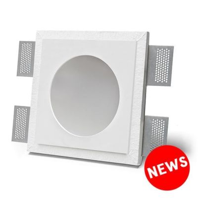 4044B INCASSO A SOFFITTO IN CRISTALY CON SCHEDA LED 13W VERNICIABILE 9010 BELFIORE - Cristalensi Shop Online