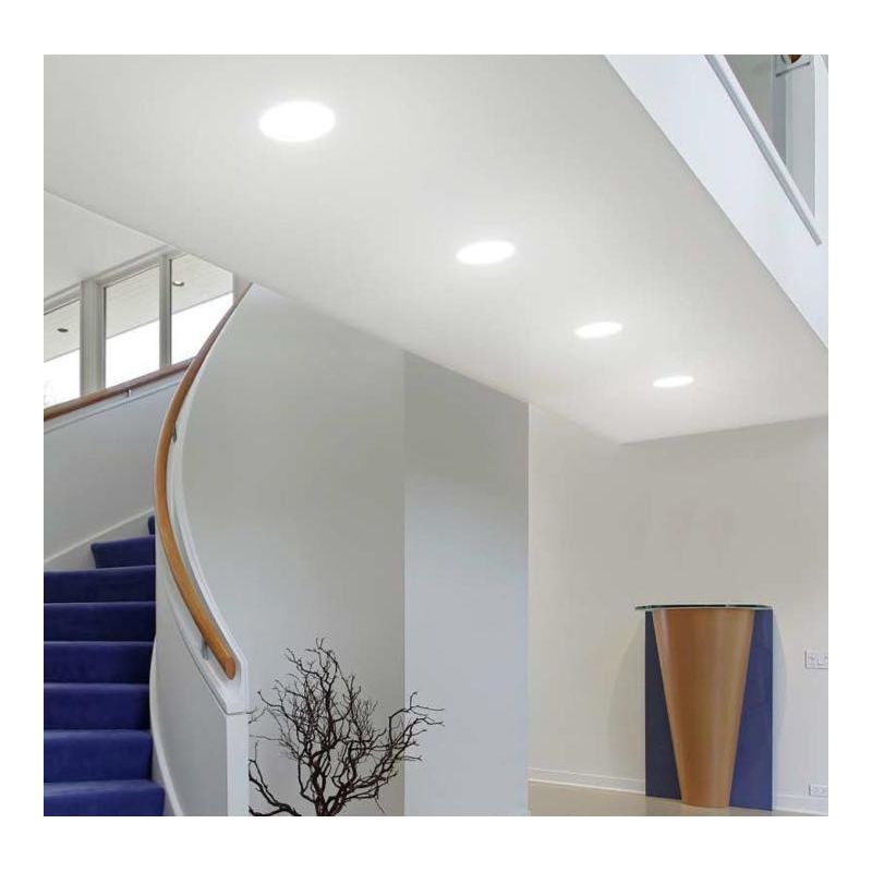 4044B INCASSO A SOFFITTO IN CRISTALY CON SCHEDA LED 13W VERNICIABILE 9010 BELFIORE - Cristalensi Shop Online