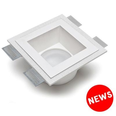 4045B INCASSO A SOFFITTO IN CRISTALY VERNICIABILE A LED INTEGRATO DA 13W 9010 BELFIORE - Cristalensi Shop Online