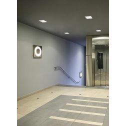 4045B INCASSO A SOFFITTO IN CRISTALY VERNICIABILE A LED INTEGRATO DA 13W 9010 BELFIORE - Cristalensi Shop Online 2