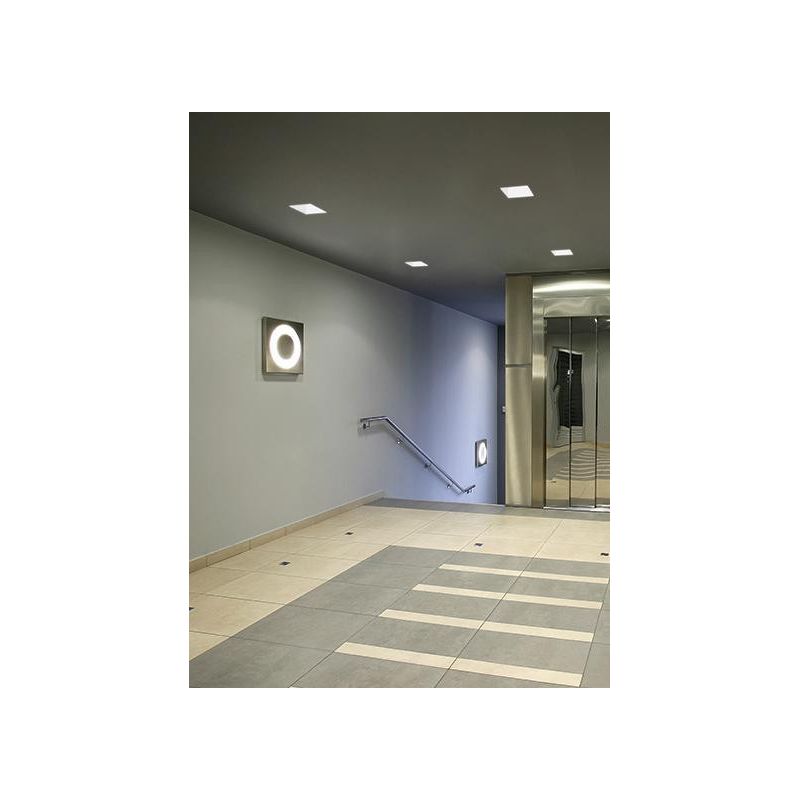 4045B INCASSO A SOFFITTO IN CRISTALY VERNICIABILE A LED INTEGRATO DA 13W 9010 BELFIORE - Cristalensi Shop Online