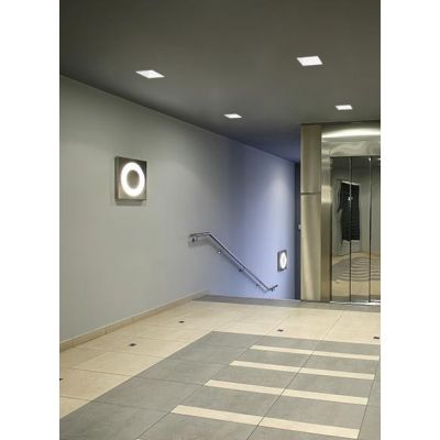 4045B INCASSO A SOFFITTO IN CRISTALY VERNICIABILE A LED INTEGRATO DA 13W 9010 BELFIORE - Cristalensi Shop Online