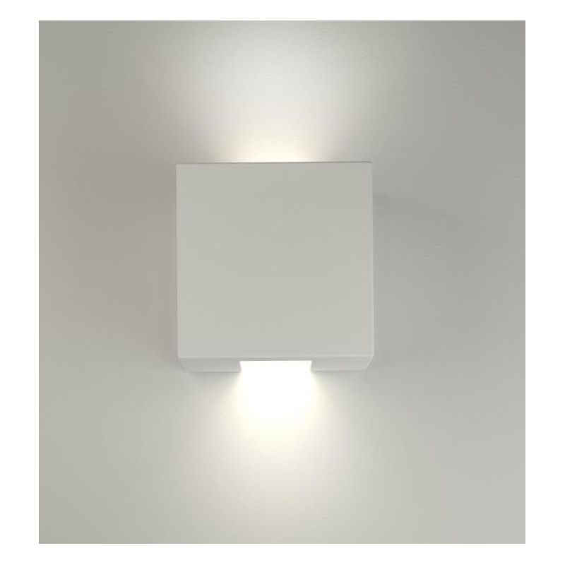 2336 LAMPADA A PARETE IN CERAMICA EFFETTO GESSO VERNICIABILE 9010 BELFIORE - Cristalensi Shop Online