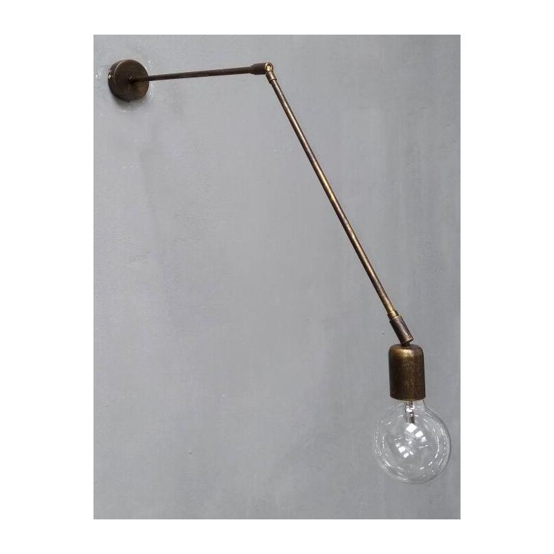 AP 73 APPLIQUE DOPPIO SNODO IN FERRO VERNICIATO CRISTALENSI TUSCANY - Cristalensi Shop Online