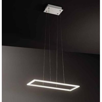 QUATTRO LAMPADARIO LED 51W 3000K RETTANGOLARE MODERNO DI AFFRALUX AFFRALUX - Cristalensi Shop Online