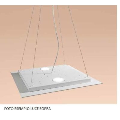 FLET AFFRALUX LAMPADARIO 4 E 1 LUCI LED INTERCAMBIABILI METALLO BIANCO MODERNA AFFRALUX - Cristalensi Shop Online