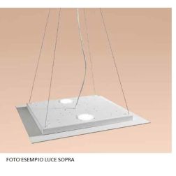 2079X FLET LAMPADARIO RETTANGOLARE 8 E 2 LUCI LED SOSTITUIBILI METALLO BIANCO AFFRALUX - Cristalensi Shop Online 2