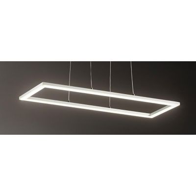 QUATTRO LAMPADARIO LED 51W 3000K RETTANGOLARE MODERNO DI AFFRALUX AFFRALUX - Cristalensi Shop Online