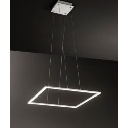 QUATTRO LAMPADARIO LED 68W 3000K QUADRATO LATO 53,5 MODERNO AFFRALUX AFFRALUX - Cristalensi Shop Online