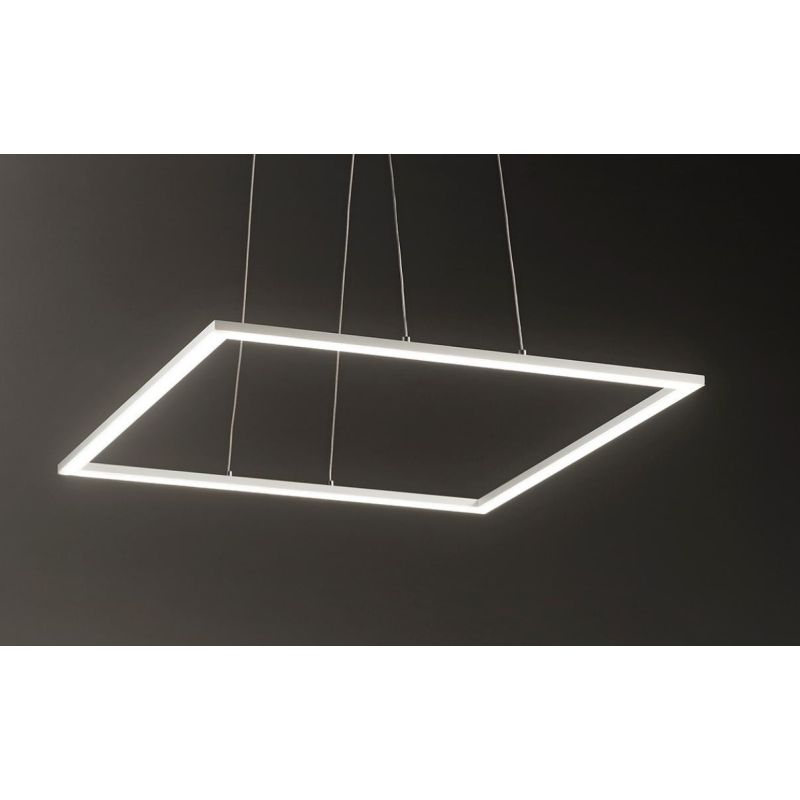 QUATTRO LAMPADARIO LED 68W 3000K QUADRATO LATO 53,5 MODERNO AFFRALUX AFFRALUX - Cristalensi Shop Online
