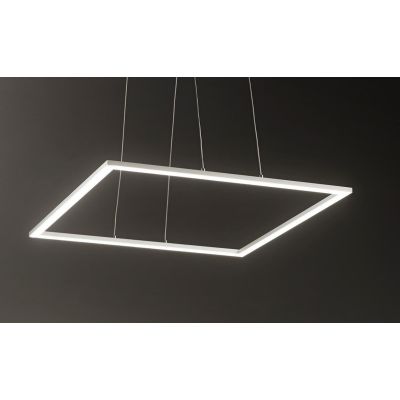 QUATTRO LAMPADARIO LED 68W 3000K QUADRATO LATO 53,5 MODERNO AFFRALUX AFFRALUX - Cristalensi Shop Online