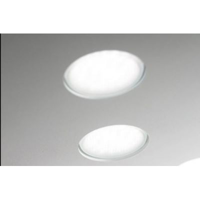 2079P FLET LAMPADARIO RETTANGOLARE 2 E 1 LUCI LED SOSTITUIBILI METALLO BIANCO AFFRALUX - Cristalensi Shop Online