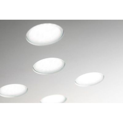 2080G FLET PLAFONIERA RETTANGOLARE MEDIA 6 LUCI SOSTITUIBILI ALLUMINIO BIANCO AFFRALUX - Cristalensi Shop Online