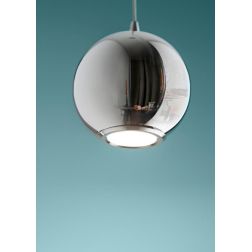 BOLDIODI AFFRALUX LAMPADARIO A SFERE CROMATO 3 LUCI MODERNO AFFRALUX - Cristalensi Shop Online 2