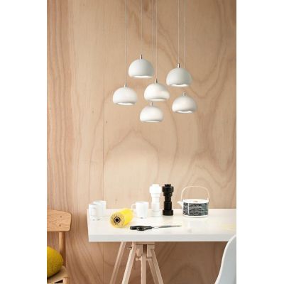 BELLDIODI AFFRALUX LAMPADARIO 9 LUCI LED 27W MODERNO BIANCO AFFRALUX - Cristalensi Shop Online