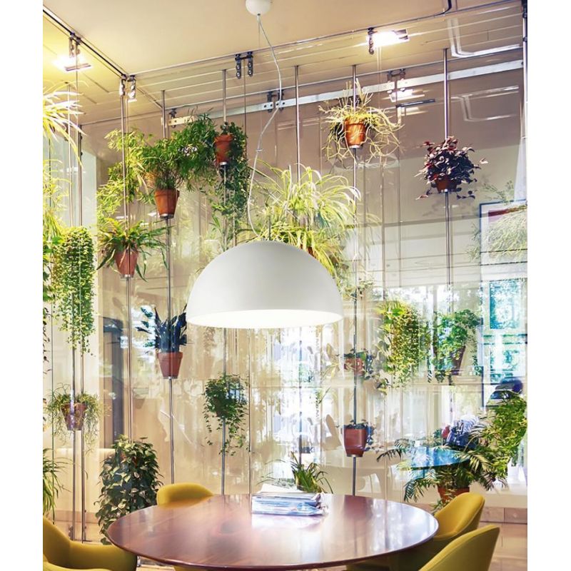 PARABOLA AFFRALUX LAMPADARIO 60W LED 3000K DIAMETRO 60 BIANCO AFFRALUX - Cristalensi Shop Online