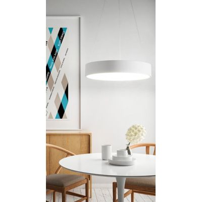BAND AFFRALUX LAMPADARIO GRANDE AD ANELLO MODERNO LED 90W 3200K 4 COLORI AFFRALUX - Cristalensi Shop Online