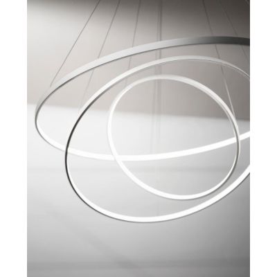 2335 LAMPADARIO ALURING AFFRALUX 3 ANELLI LED MODERNO DIAMETRO 80/60/40 AFFRALUX - Cristalensi Shop Online