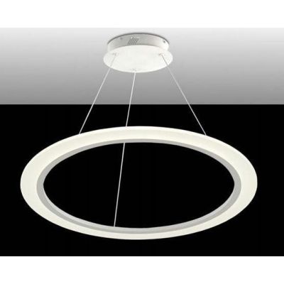 ACRYLED AFFRALUX LAMPADARIO LED 23W ANELLO 60 CM BIANCO AFFRALUX - Cristalensi Shop Online