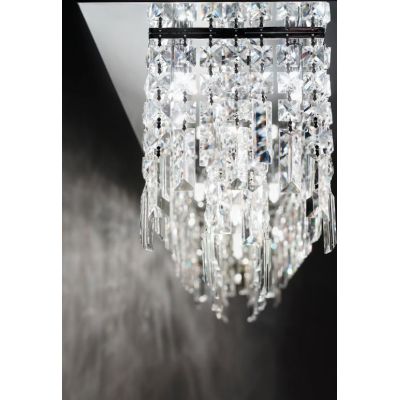 2184 FRANGIA AFFRALUX PLAFONIERA RETTANGOLARE GRANDE CON CRISTALLI LOSANGA AFFRALUX - Cristalensi Shop Online