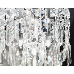 2187 FRANGIA AFFRALUX PLAFONIERA ROTONDA DIAMETRO 45 CM CON CRISTALLI LOSANGA AFFRALUX - Cristalensi Shop Online 2