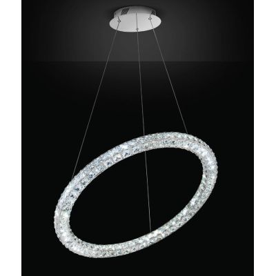 NORA3 AFFRALUX LAMPADARIO CON CRISTALLI A LED 34W 4000K DIAMETRO 72 CM AFFRALUX - Cristalensi Shop Online