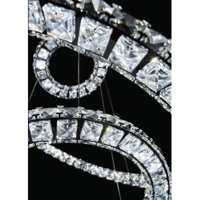 NORA3 AFFRALUX LAMPADARIO CON CRISTALLI A LED 23W 4000K DIAMETRO 50 CM AFFRALUX - Cristalensi Shop Online