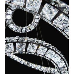 NORA3 AFFRALUX LAMPADARIO CON CRISTALLI A LED 12W 4000K DIAMETRO 31 CM AFFRALUX - Cristalensi Shop Online 2